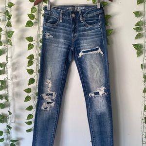 Blue American Eagle women's jeans in size 0